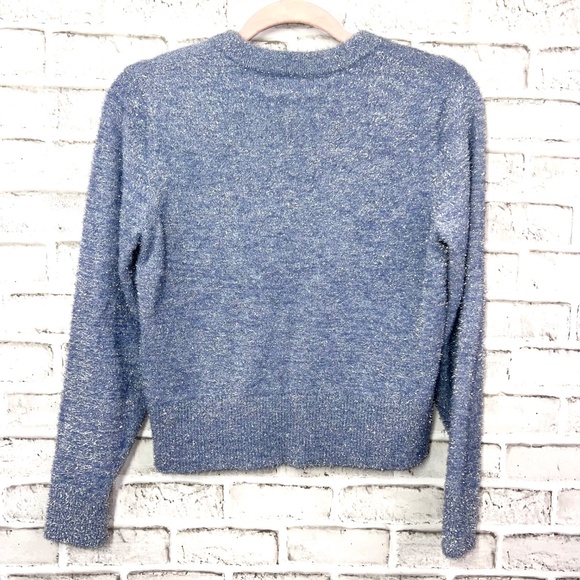 |•OLD NAVY•| Grey Sparkle Sweater Size Small - Picture 2 of 4